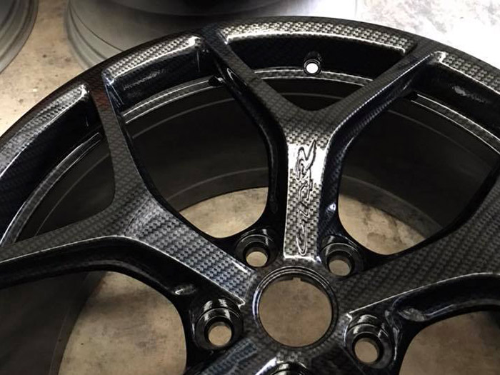 Hydro dipping - Carbon fiber rims hydrographic dipping by Immersion Imaging Brisbane.