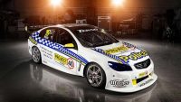 Police Project V8 Supercar - hydro dipping and spray painting by Immersion Imaging, North Brisbane. Dipit Kustoms Mick Jones.