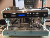 Custom painted commercial coffee machine for Savour Chermside by Immersion Imaging, North Brisbane. Dipit Kustoms Mick Jones.