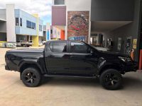 Black out Toyota Hilux - car parts painted by Immersion Imaging, North Brisbane. Dipit Kustoms Mick Jones.